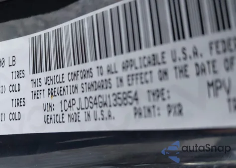 2016 Jeep Cherokee Limited from USA, damaged, VIN 1C4PJLDS4GW135854